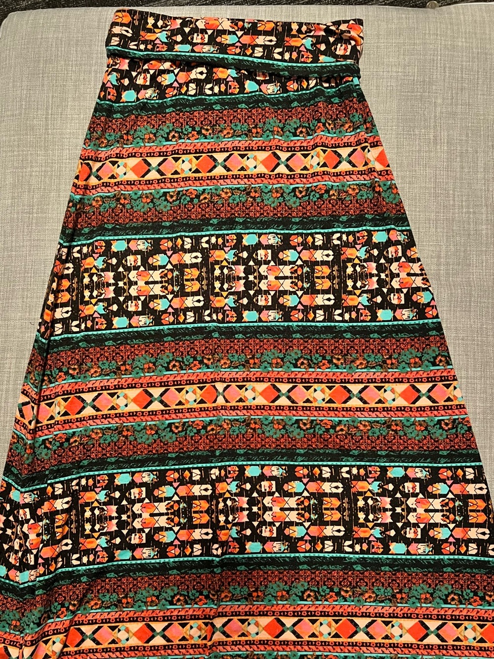 Mossimo Supply Co. Multicolor Tribal Aztec Maxi Skirt - Size XS